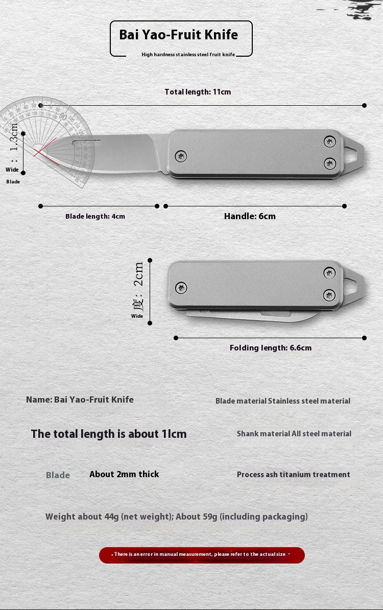 Mini Outdoor Klappmesser „PocketEdge“ – EDC-Schlüsselanhänger, mit Wunschgravur oder Anti-Lost-Text
