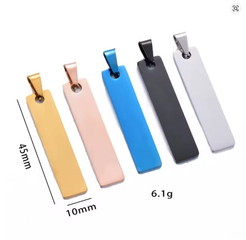 Edelstahl-Anhänger rund drehbar mit Anti-Lost oder individueller Lasergravur