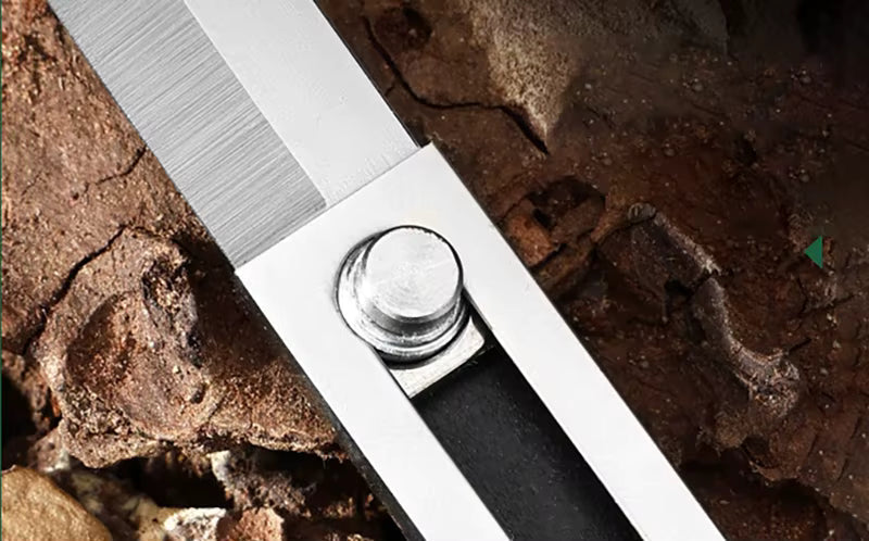 Mini-Taschenmesser aus Edelstahl. Finger Knife,45 mm, mit Anti-Lost-Text oder individueller Lasergravur