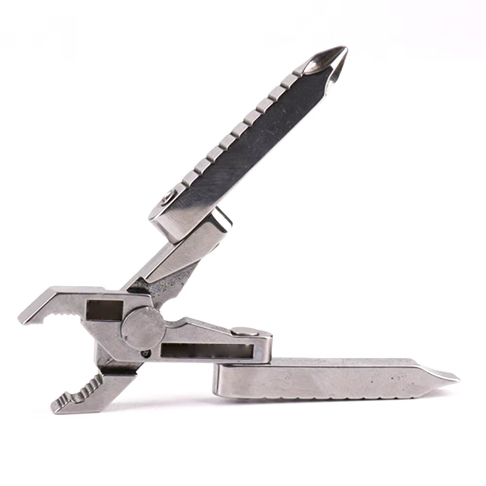 Mini-Multitool-Zange aus Edelstahl 420 – EDC-Schlüsselanhänger, kompakt & langlebig