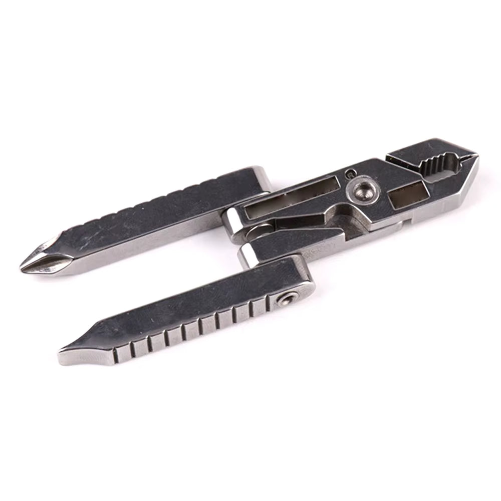 Mini-Multitool-Zange aus Edelstahl 420 – EDC-Schlüsselanhänger, kompakt & langlebig